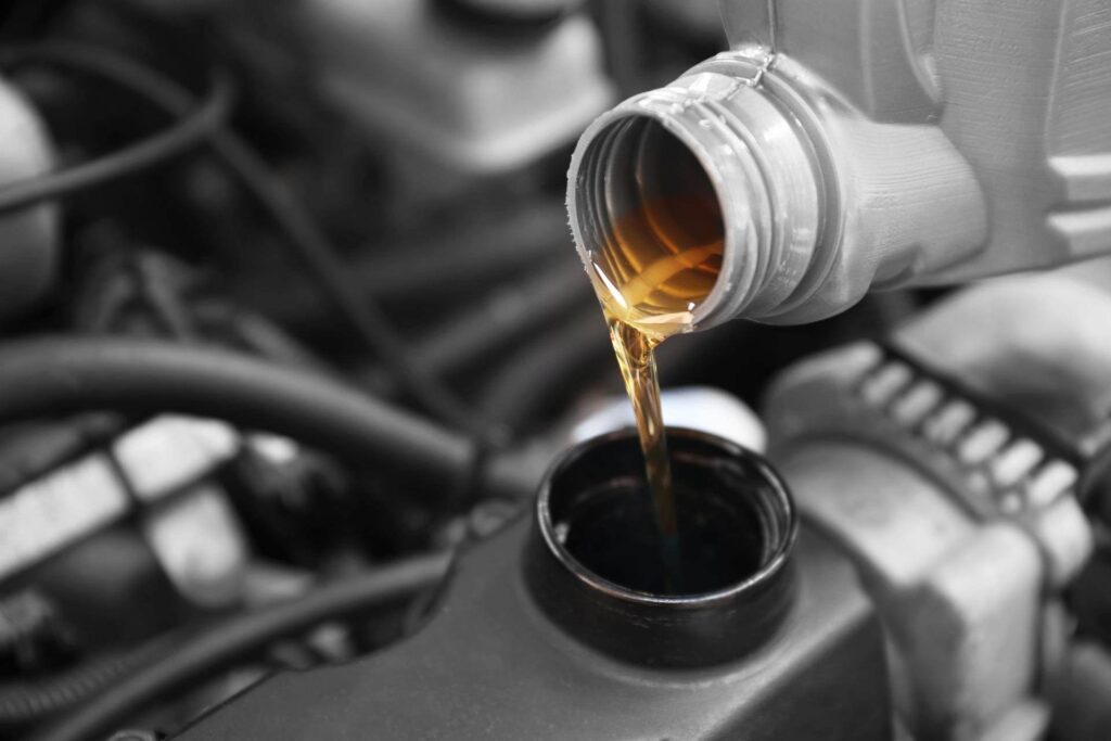 Oil going into car engine