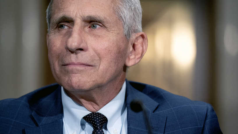 Dr. Anthony Fauci, director of the National Institute of Allergy and Infectious Diseases, arrives to testify before the Senate Health, Education, Labor, and Pensions Committee at the Dirksen Senate Office Building in Washington on Tuesday, July 20, 2021. (Stefani Reynolds/The New York Times via AP, Pool)