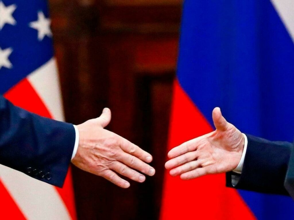US-Russia Handshake
