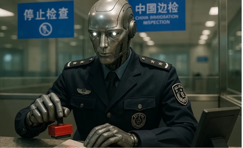 روبوتات بشرية تدير المعابر الحدودية بين الصين وفيتنام