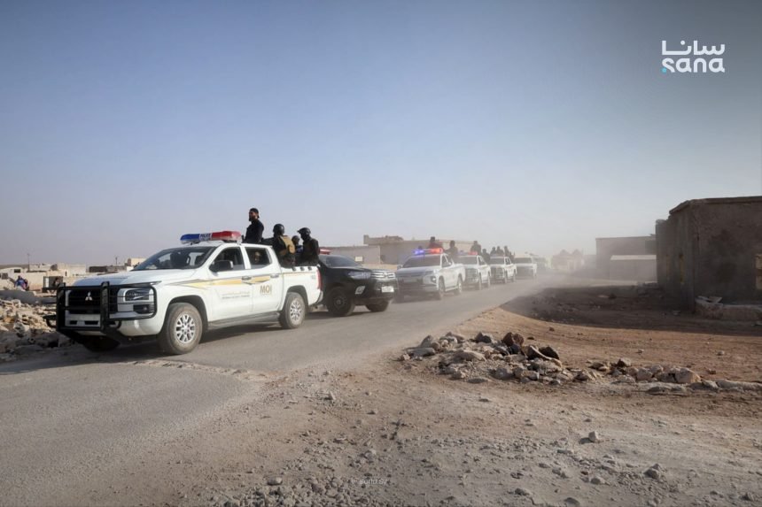 إصابة عدد من قوات الأمن السورية والأمريكية جراء إطلاق نار أثناء تنفيذ جولة مشتركة قرب تدمر