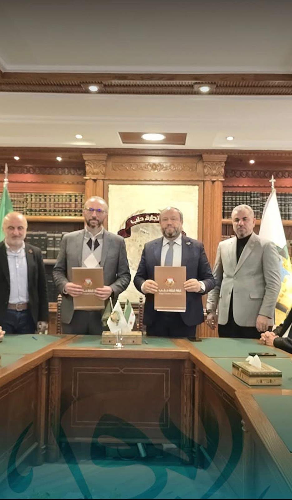 شراكة إعلامية–اقتصادية بين غرفة تجارة حلب وقناة حلب التلفزيونية