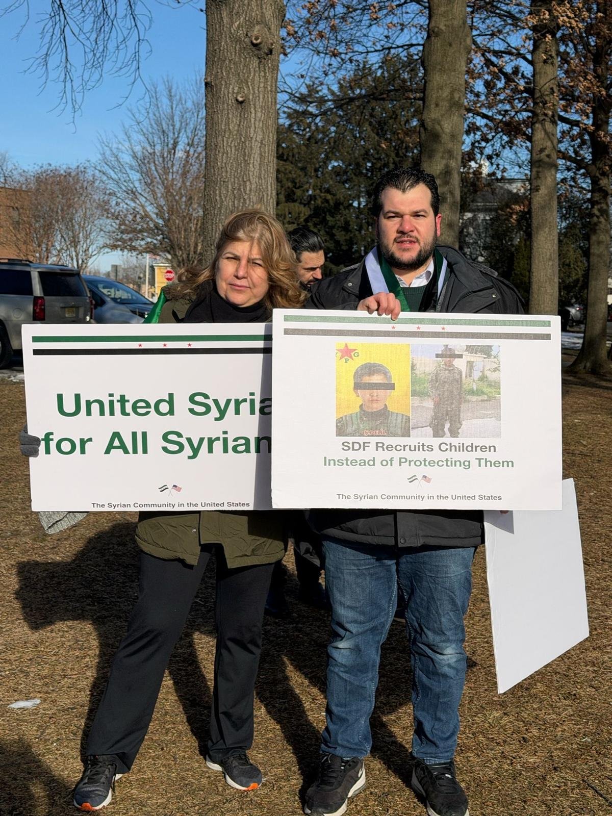 مظاهرة في كليفتون – نيوجيرسي دعمًا لسورية ورفضًا لقسد