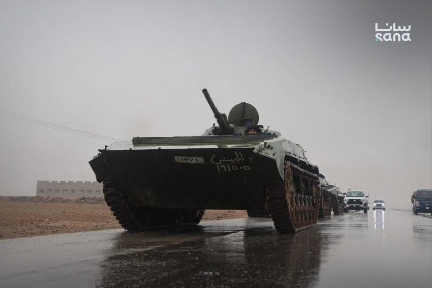 تعزيزات للجيش العربي السوري باتجاه خط الانتشار شرق حلب
