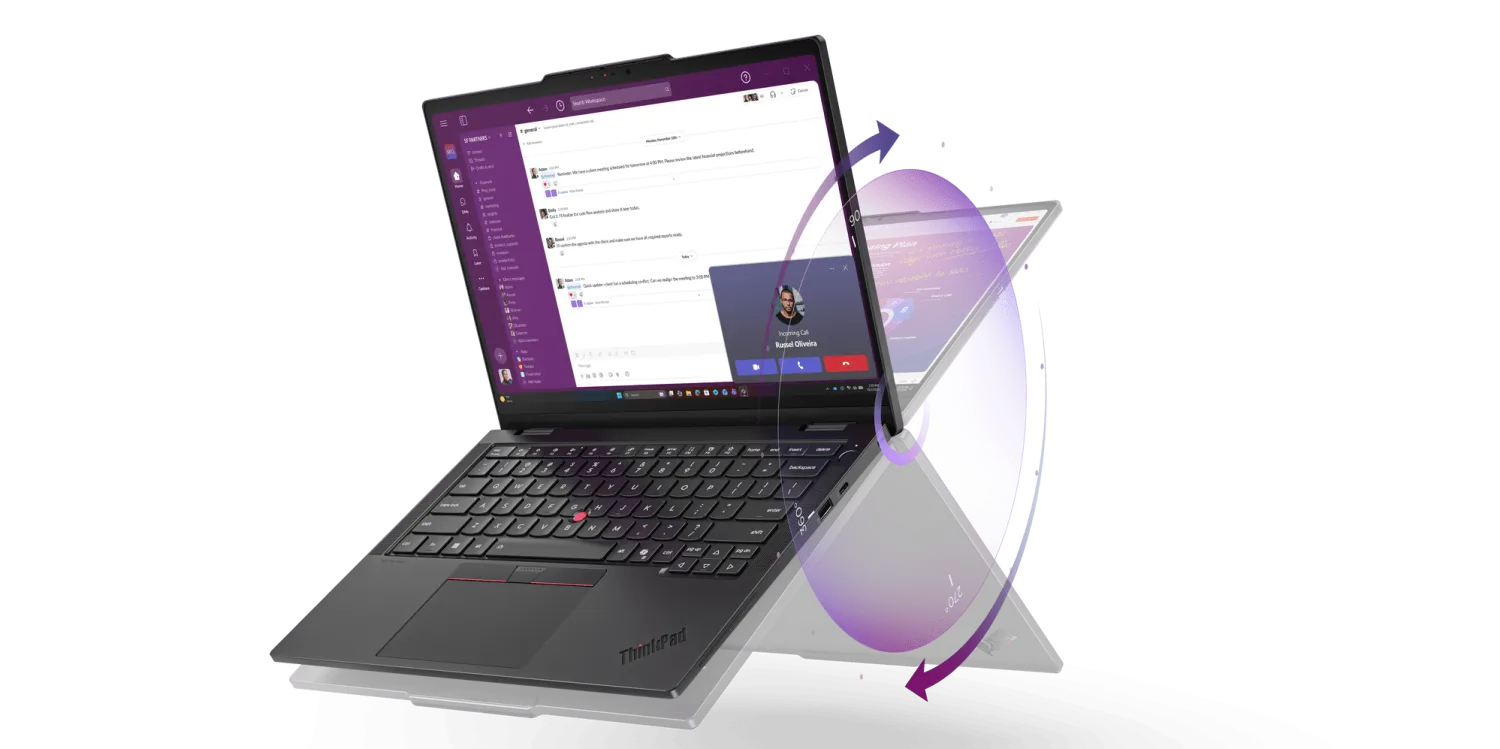 مفهوم حاسوب محمول قابل لإعادة التشكيل وفق بيئة العمل من «لينوفو»